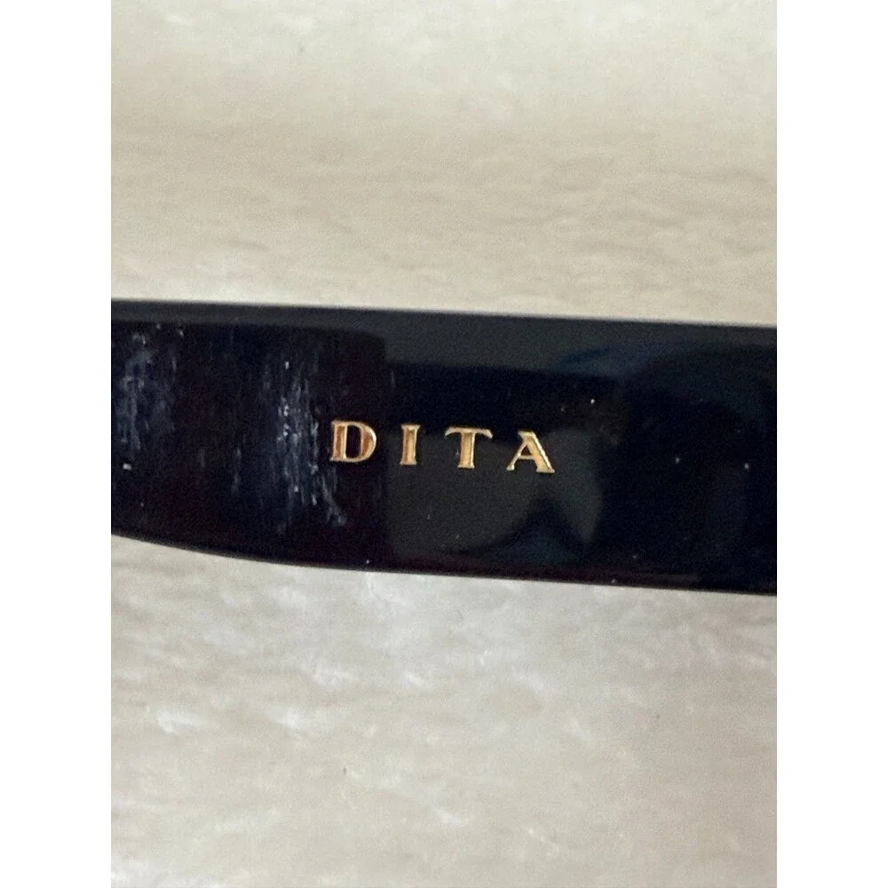 DITA Day Tripper 22031-A-BLK-GLD 55mm Sunglasses Black Gold AS IS For Repair De